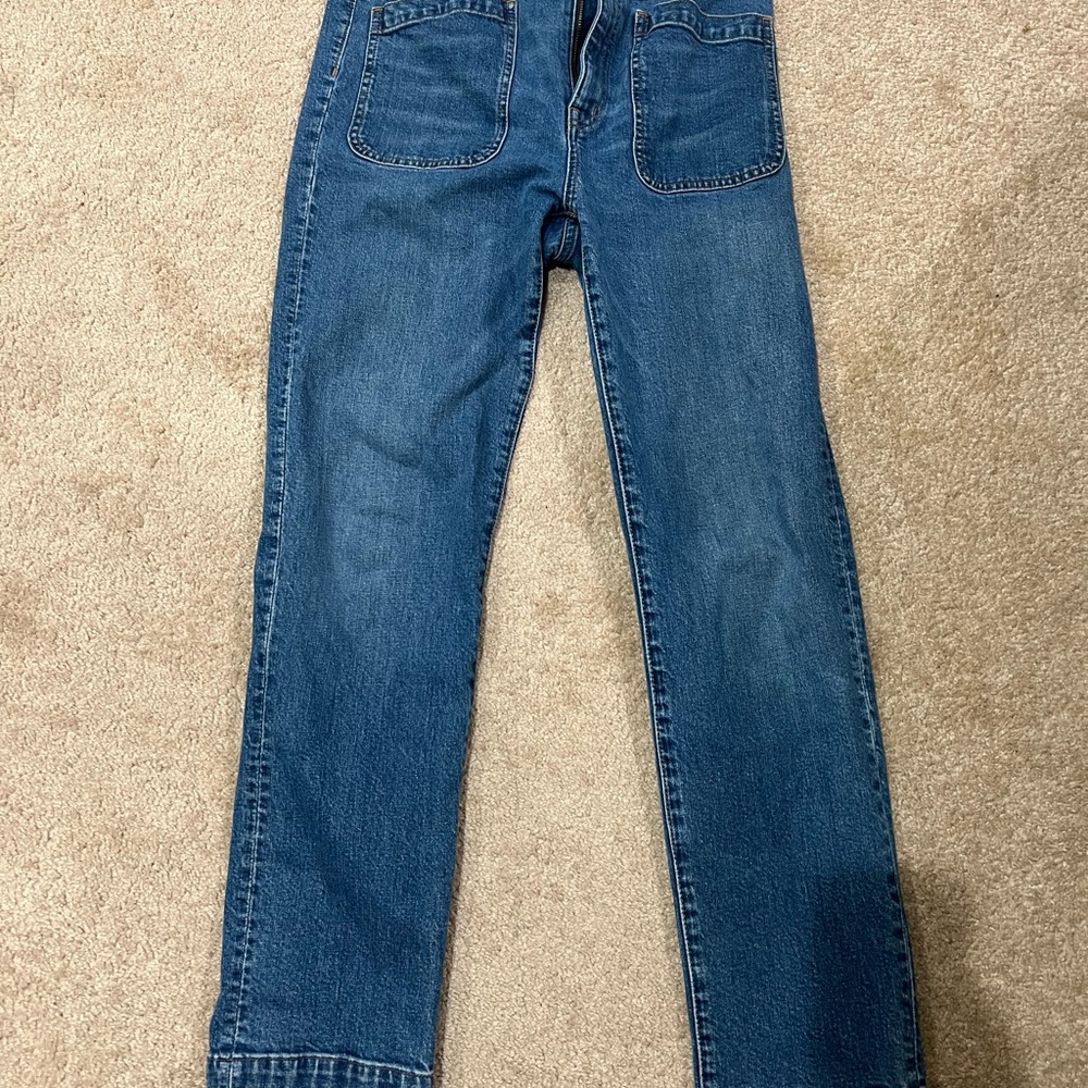 Madewell Men's Straight Jeans in Deep Blue